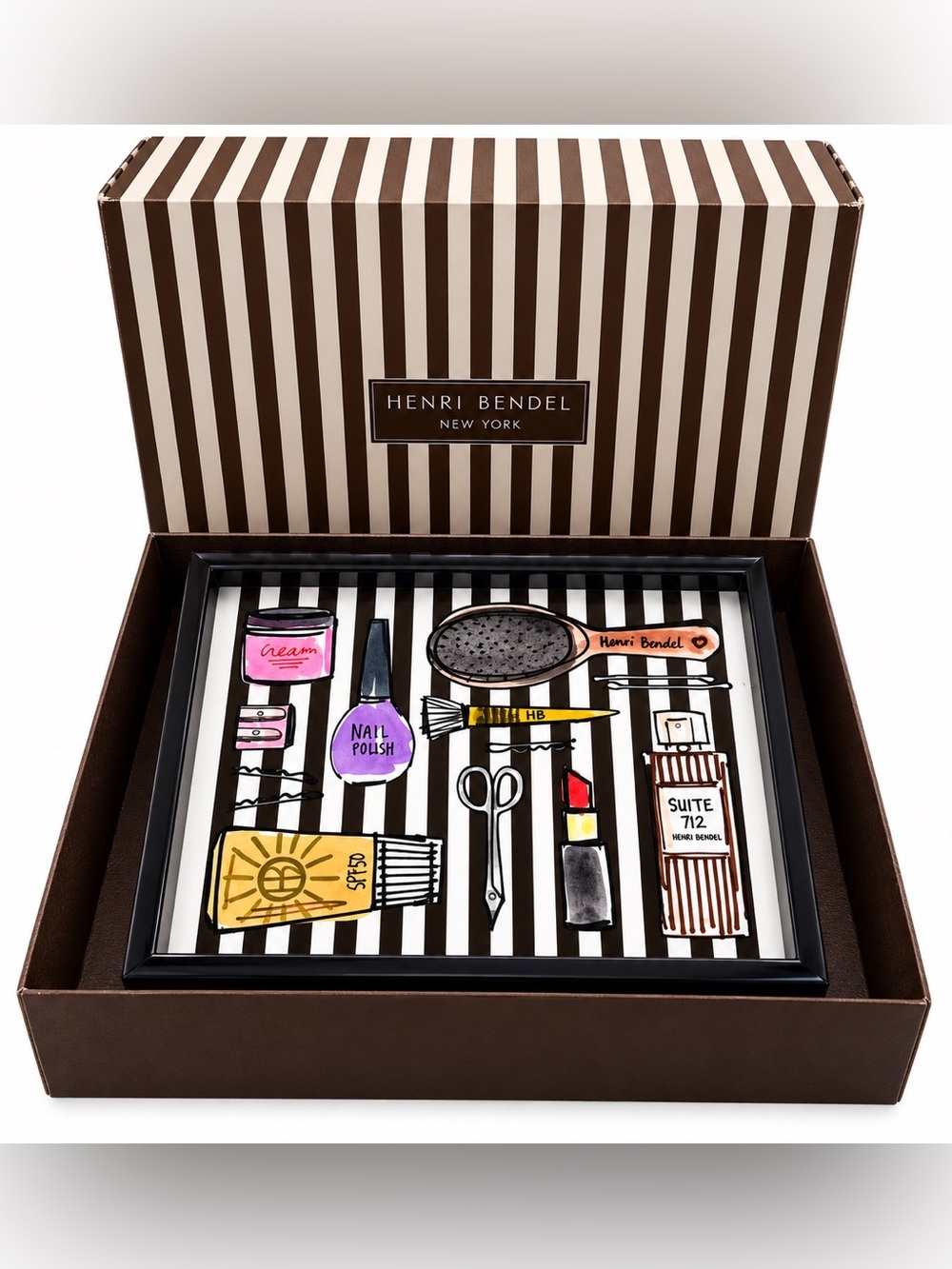 Henri Bendel Beauty Essentials Variety Vanity Tray Suite 712 w/ Box / NWT